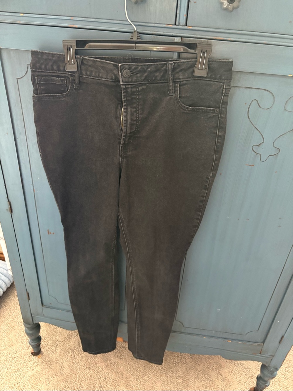 Old Navy Rockstar Women's Black High-Rise Skinny Jeans